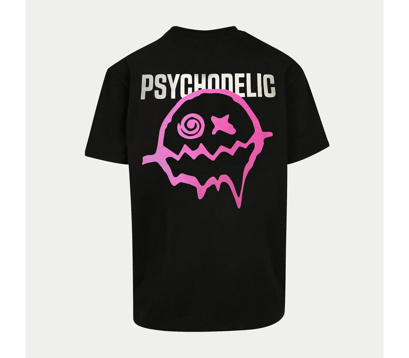 PSYCHODELIC PINK SMILEY T-SHIRT