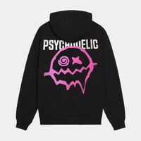 PSYCHODELIC PINK SMILEY HOODIE