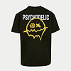 PSYCHODELIC YELLOW SMILEY  T-SHIRT