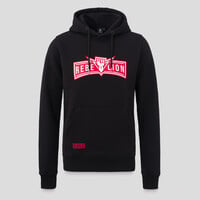 Rebelion - Black/Red Hoodie