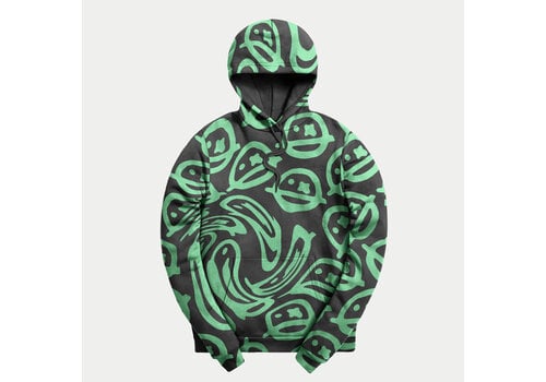 Sub Zero Project - Distorted Green Smileys Hoodie