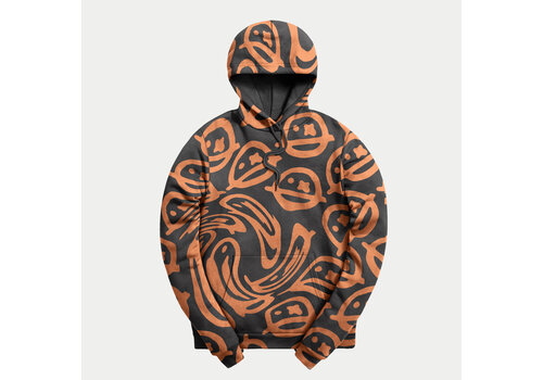 Sub Zero Project -  Distorted Orange Smileys Hoodie