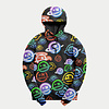 Allover Smileys  Hoodie | Final Sizes