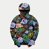 Allover Smileys  Hoodie | Final Sizes