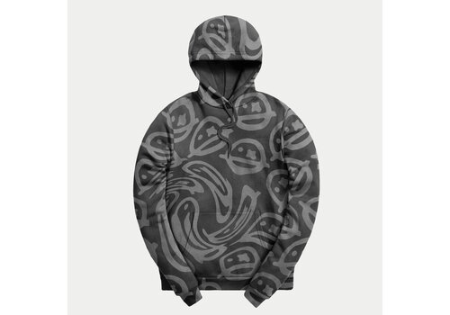 Sub Zero Project - Distorted Grey Smileys Hoodie