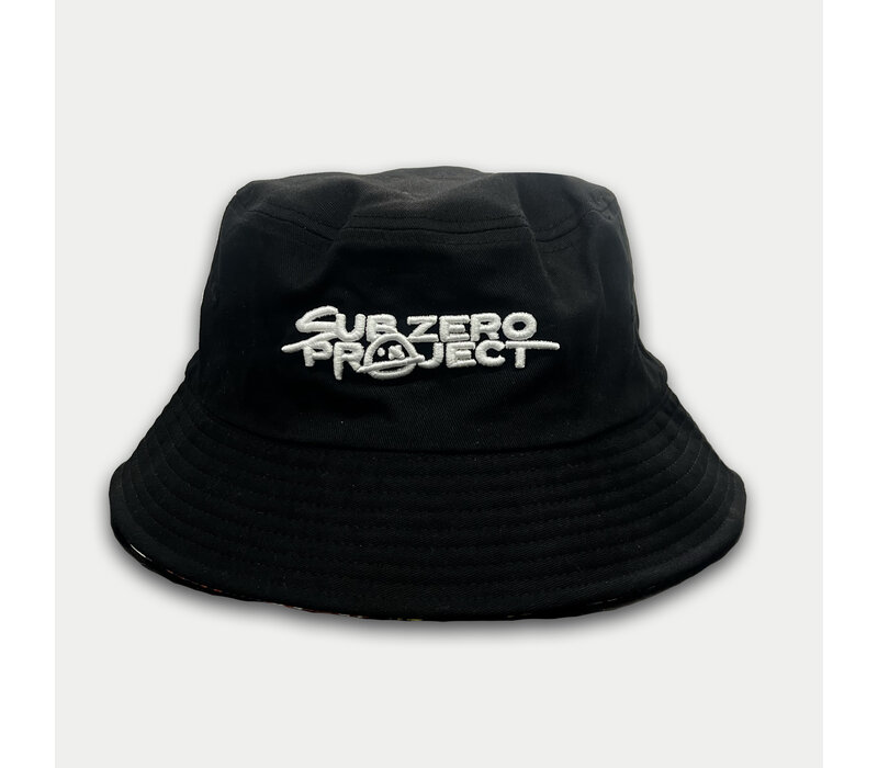 Allover Smileys Reversible Bucket Hat
