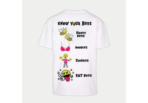 Pat Bees - White T-Shirt