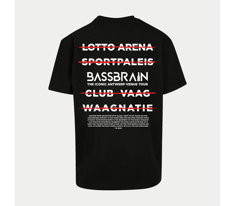 Bassbrain - Iconic Antwerp Tour T-Shirt