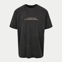 Coone - Return To The Roots Washed Black T-Shirt