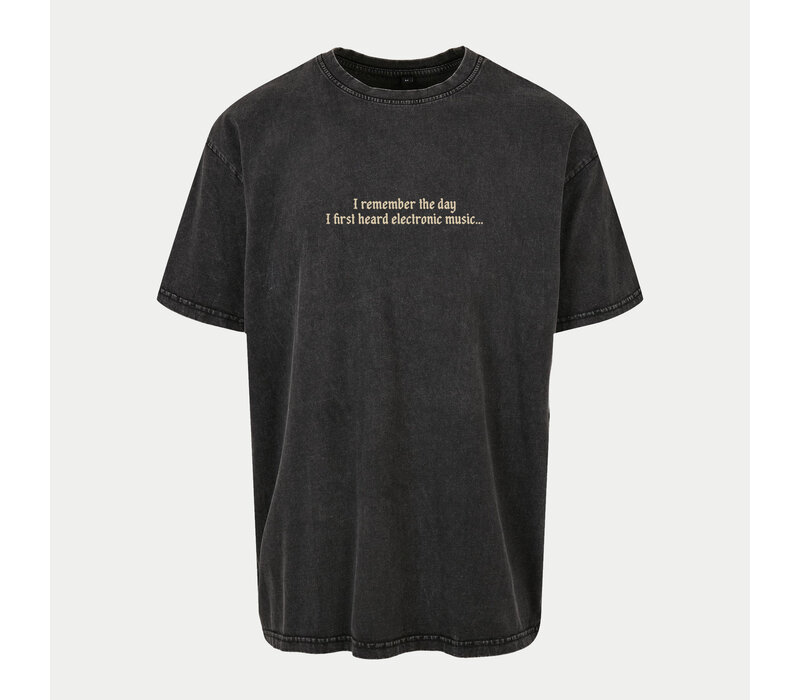 Coone - Return To The Roots Washed Black T-Shirt