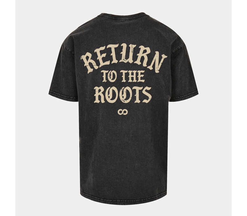 Coone - Return To The Roots Washed Black T-Shirt