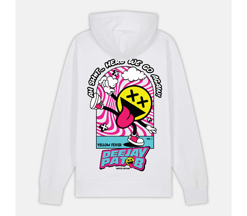 Pat B - Here We Go Again White Hoodie