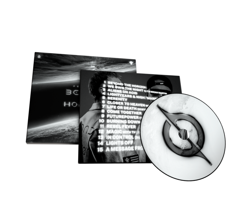 Rebelion - Beyond The Horizon  CD+ Flag  (Signed CD)