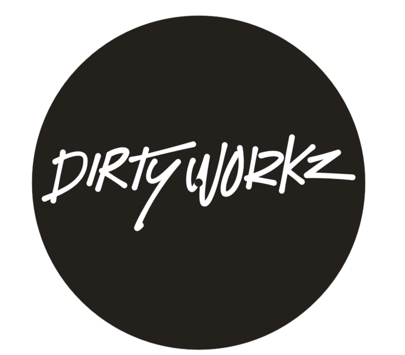 Slipmat Dirty Workz Written Logo (Set of 2)