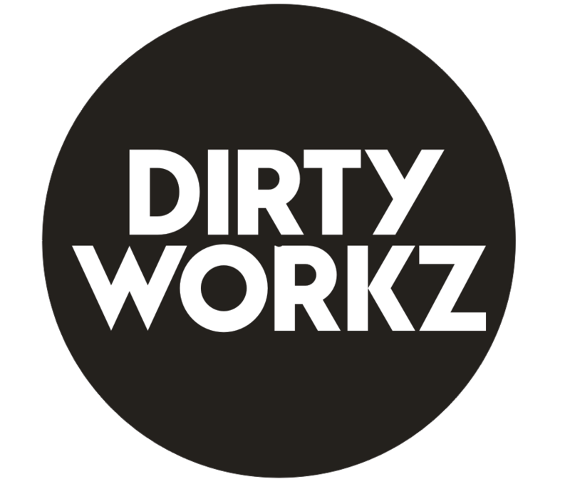 Slipmat Dirty Workz Word Logo (Set of 2)