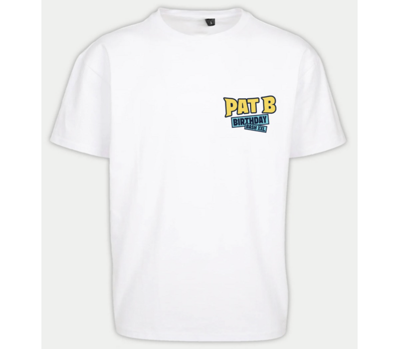 Pat B - Birthday Bash XXL '25  T-Shirt White