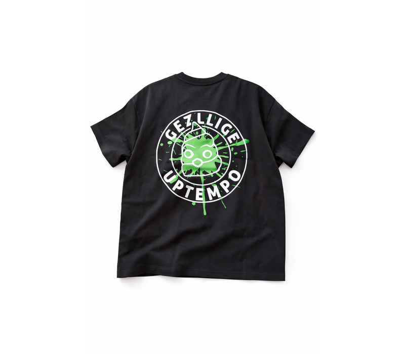 Gezellige Uptempo - Green Splash T-Shirt