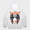 Holy Madness 2026  White Hooded Sweater