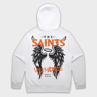 Holy Madness 2026  White Hooded Sweater