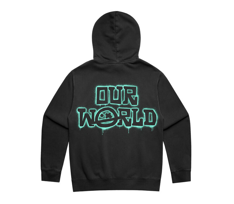 Sub Zero Project - Our World Hoodie Black/ Turquoise