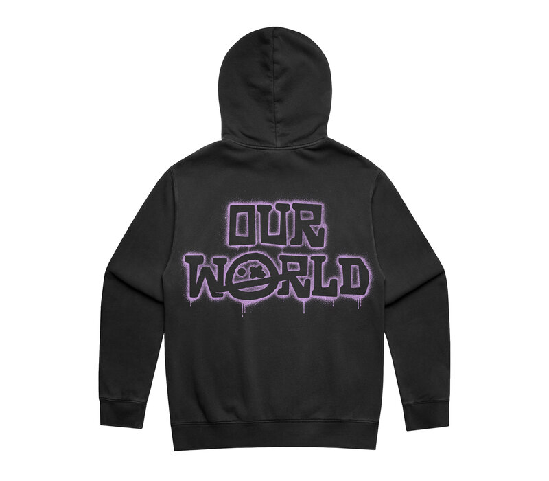 Sub Zero Project - Our World Hoodie Black/ Lila
