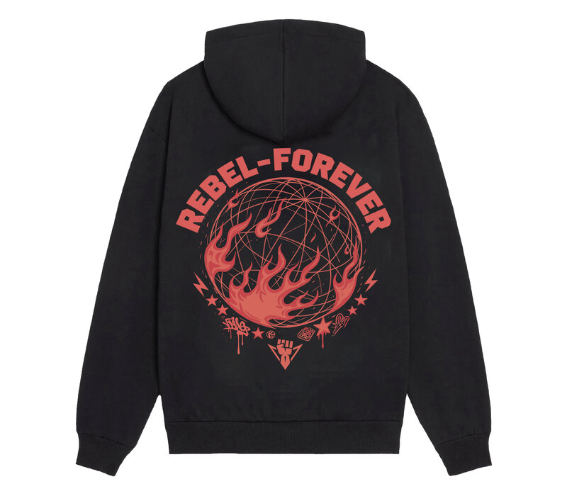 Rebel-Forever  Zip Hoodie