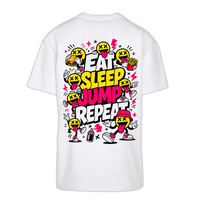 Pat B - Eat Sleep Jump Repeat T-Shirt White