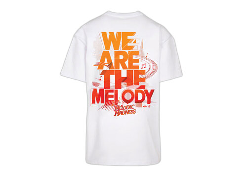 Melodic Madness - We Are The Melody T-Shirt (White)