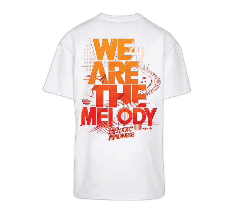 Melodic Madness - We Are The Melody T-Shirt (White)