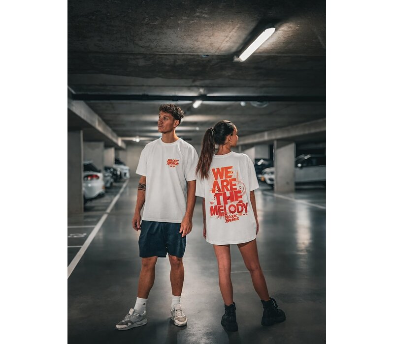 Melodic Madness - We Are The Melody T-Shirt (White)