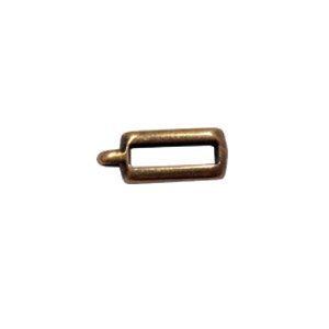 Schuiver met oog - Oud goud - Metaal - 16x6mm