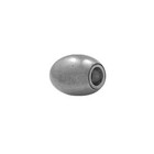 Magneetslot ovaal - Zilver - Metaal - 4mm