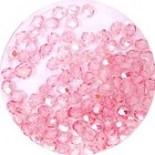 Facetkraal - Light roze - Glas h10 - 3mm