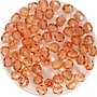 Facetkraal - Rose transparant - Glas (h74) - 4mm