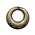 Platte ring voor oorhaak - Bronskleur - 28x2mm