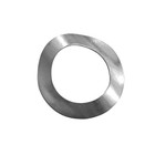 Onregelm. ring - Zilverkleur - 30mm