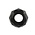 Facetkraal - Ringvorm - Zwart - Glas - 14mm - Gat 5mm