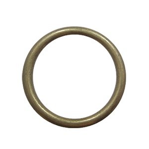 Ring - Oud goud - Acryl - 45mm