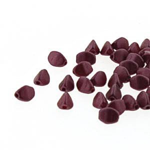 Pinch Beads - 5mm - Pastel Burgundy