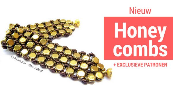 Nieuw: Honeycomb beads