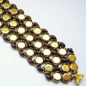 Exclusief Schema Honeycomb Beads - Beezzzzz Bracelet