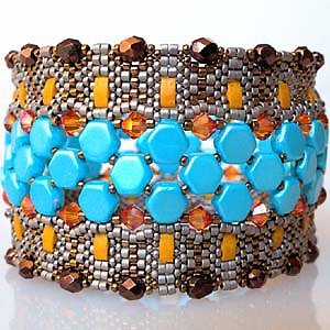 Exclusief Schema Honeycomb Beads - Cobble Tiles Bracelet