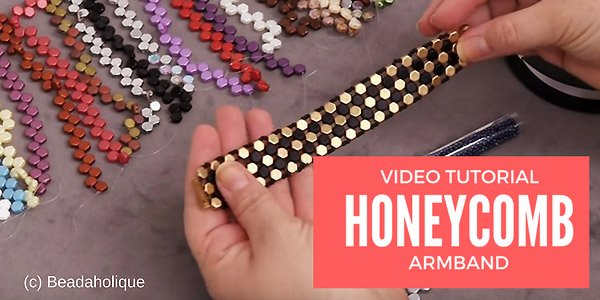 DIY Video: Armband met Honeycomb beads