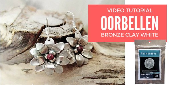 DIY Video: Oorbellen in Bronzclay White