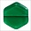 Puca Vintage - Hexagon - 16x16x4 - Emerald