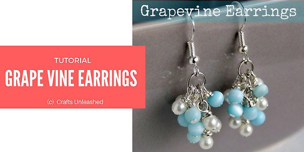 DIY project: grapevine earrings