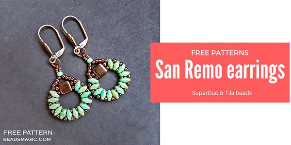 DIY project: San Remo oorbellen