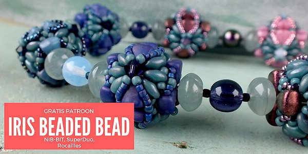 DIY project: Iris Beaded Bead