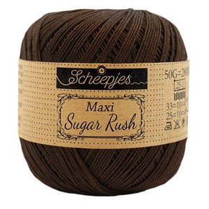 Scheepjes Maxi Sugar Rush- Haakdraad - 50gr - Donkerbruin