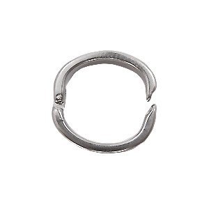 Torsingslot - Rhodium - 20x17mm